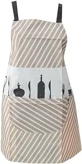 Waterproof Kitchen Apron - Beige 1383-1 (Assorted Colors)