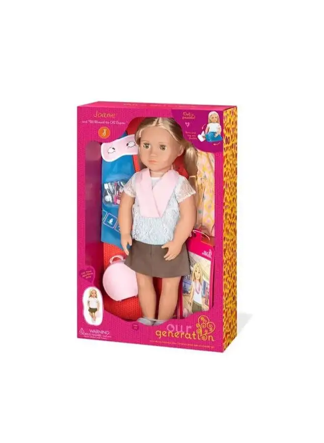 Our Generation DELUXE TRAIN DOLL W/BOOK