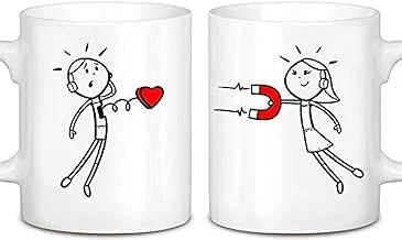 couples 2 white ceramic mug - 100 ml