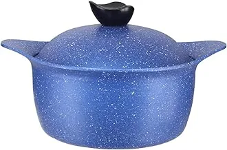 El Amal Elite Granite Korean Pot, 24 cm Size, Blue