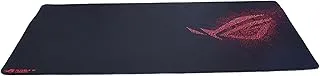 Rubber Speed Surface Mouse Pad Its Works Great With Print Design With Stitched Edges For Gaming 90x40cm - Black Red