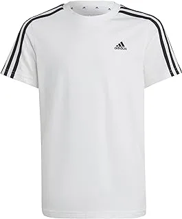 adidas Unisex Kids Essentials 3-Stripes Cotton T-Shirt T-SHIRTS for Unisex Kids T-Shirt