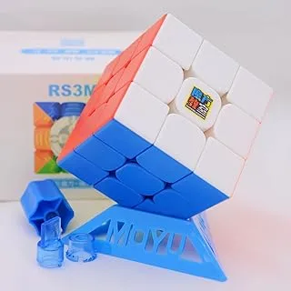 Bukefuno MoYu RS3M 2020 3x3 Magnetic Cube Speed Magic Cube Moyu RS3M 3x3x3 2020 Stickerless MFJS Puzzle Speed RS3 M 2020 Cube