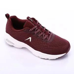 Activ Hard Rubber Sole Lace Closure Sneakers - Wine Red