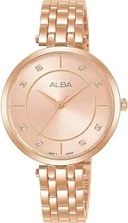 Alba LADIES' Fashion Stainless Steel Light pink dial ARX074X