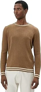 KOTON Men's Basic Knitted Crew Neck Pullover (pack of 1)