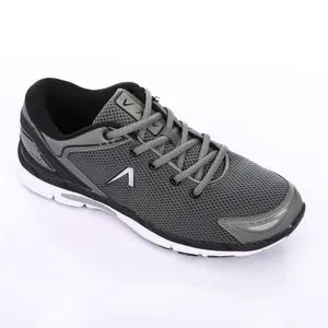 Activ Perforated Textile Grey Sneakers With Lace Closure