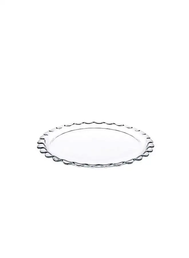 Pasabahce Petite Patisserie Round Service Plate Clear 26cm