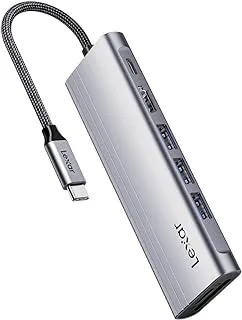 Lexar H31 Sept in One USB Hub - C USB 3.2 حتى 170 ميجابايت/ثانية