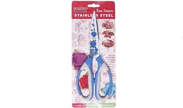 Stainless Ceramic Kitchen Scissor With Illustrations Blue