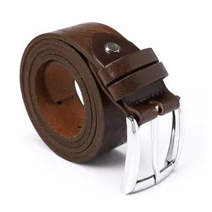 Activ Braid Pattern Double Loop Belt - Brown