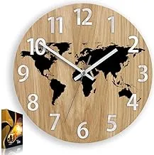 World Map Wall clock 40 cm