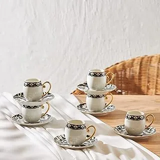 Karaca | Gemlik Set of 6 Coffee Cups 90 ml