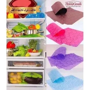 Washable Fridge Liners And Mats - 8 Pieces. 2 Packs.