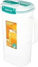 Sistema Klip IT Plus Juice Jug, 2 Liter Capacity, Minty Teal