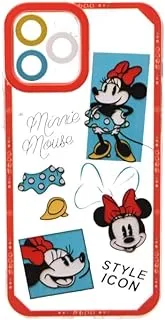 Silicone Back Phone Protection Case With Cartoon Characters Print Design And Strong Safety Edges For Iphone 12 Pro Max - Multi Color