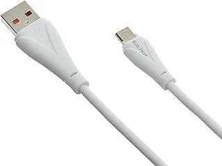 X-Scoot CL-106 Fast Charging Data Cable Micro To USB-A 120 CM And 2.4 A Current - White