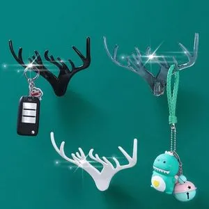 Key Holder And Accessories In The Form Of Deer Antlers - 2pcs