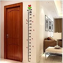 Children Height Measure Stickers 3D Funny DIY Acrylic Height Chart Sticker For Kids Room Wall Door Decorations For Living Room-s