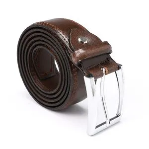 Activ Double Stitched Edges Single Loop Belt - Brown