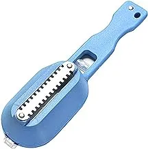 Solution Fish Scale Remover with Cutting Knife (Blue)