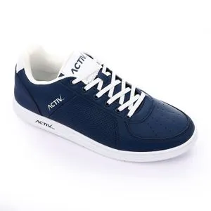 Activ White Details For Navy Blue Rubber Sole Sneakers