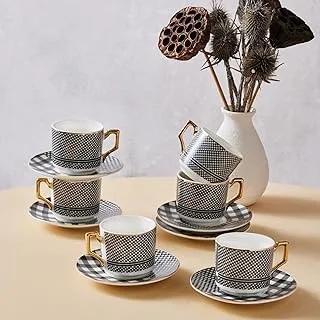 Karaca | Mona Set of 6 Coffee Cups 100 ml