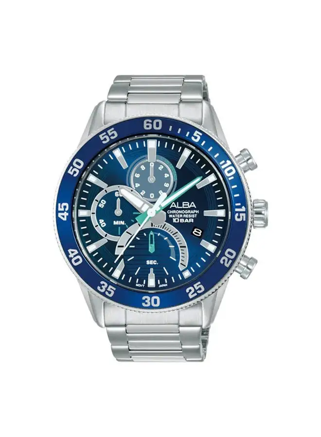 Alba Stainless Steel Chronograph Watch AM3897X