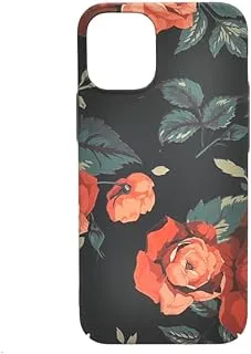 Silicone High Quality Back Phone Protection Case With Flowers Print Design And Safety Edges For Iphone 12 (5.4) - Multi Color