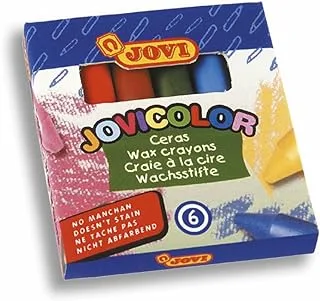 jovicolor 980 – Wax Crayons, Box of 6 Units