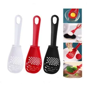 6 In 1 Heat Resistant Skimmer Slotted Spoons For Cooking