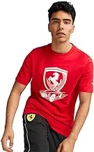 Puma Male/Unisex Ferrari Race Big Shield Tee Tonal Rosso SHIRT