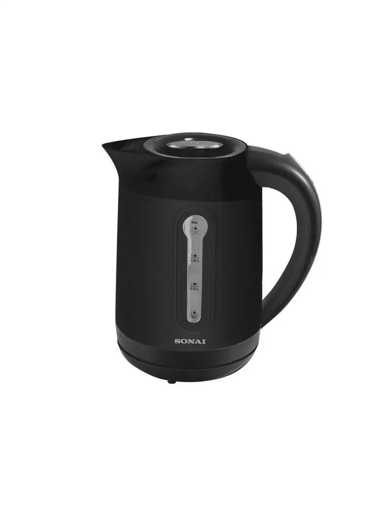 Sonai Kettle ,1.7L ,2200 Watt,Black ,MAR-3000