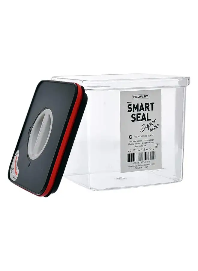 Neoflam Smart Seal Storage Box Clear 2.2Liters