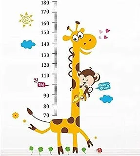 Kid's Giraffe Growth Chart Wall Stickers