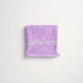 Ricrac R5000-757 Rankooza Embroidered Towel, 100 cm x 50 cm, Mauve