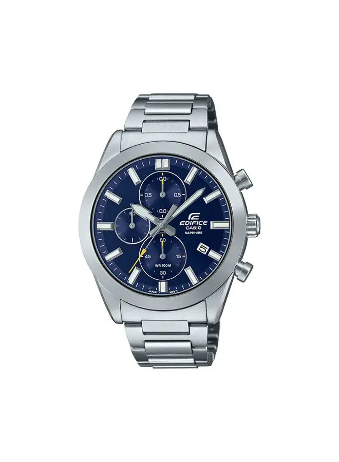 EDIFICE CASIO Stainless Steel Chronograph Watch EFB-710D-2AVUDF