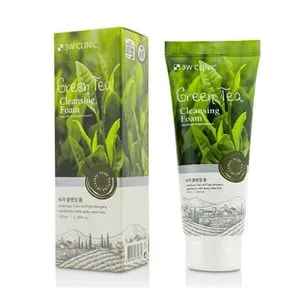 3W Clinic Pure Natural - Green Tea Foam Cleansing 100ml