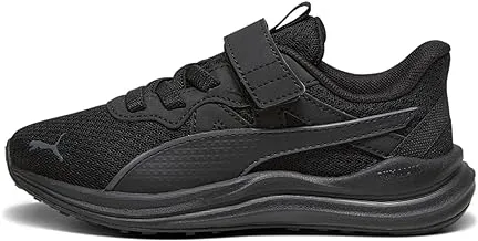 PUMA unisex-child Reflect Lite AC+PS PUMA Black-Cool Dark Sportstyle Kids Sneakers