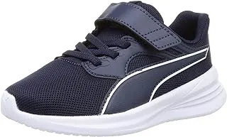 PUMA Transport AC Shoes for Kids, Size 34.5 EU, Peacoat/White