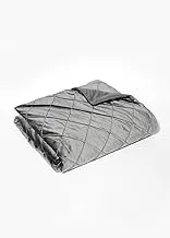 Matalan Velvet Throw, 180 cm x 150 cm Size, Grey