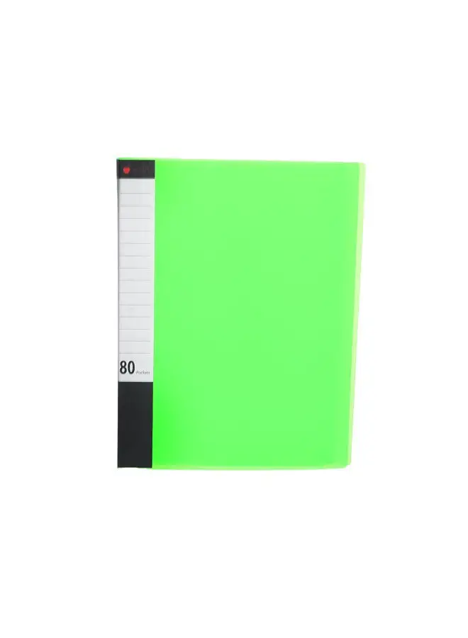 El Maayergy Elmaayergy T80C File Folder With 80 Pockets With Durable Material, Suitable For School And Home