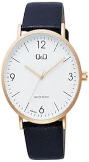 Q&Q WATCHES Q&Q Analog Ladies Watch with Leather Strap Black Q56B-004PY