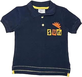 lovely land lovelyland,dark blue half sleeve polo shirt,5,bark blue