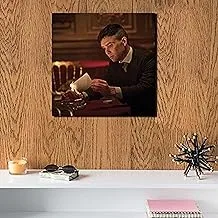 THOMAS SHELBY PEAKY BLINDERS MDF Wall Art 30x30 Centimeter HOOLIGANZZ - 2725608615880