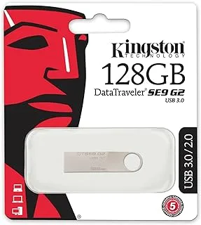 Kingston Flash Drive 128GB USB 3.0, Metal - DTSE9G2, USB2.0, 128.0 GB Capacity