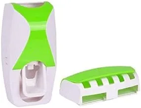 toothpaste dispenser and toothbrush holder