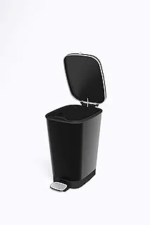 KIS Bin with Pedal 30 Liters (40.5 x 26.5 x 45 cm) Black