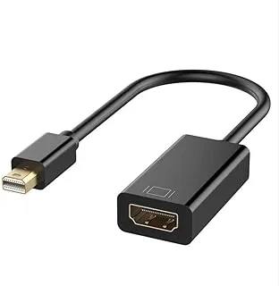 Exon X1062 Convert Mini Display Port to HDMI Adapter Cable Resolution 1080P /2K/4K for Monitor - PC, Monitor, TV, Graphics Card