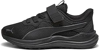 Boys/Unisex Reflect Lite AC+PS PUMA Black-Cool Dark Sportstyle Kids Sneakers